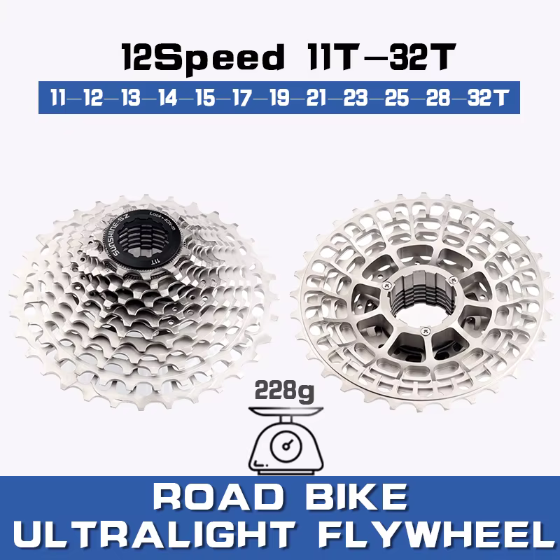 SUNSHINE – Cassette ultralégère à 12 vitesses pour vélo de route
