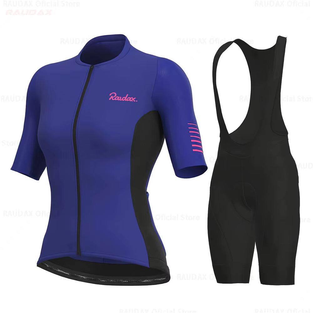 2025 Raudax femmes vêtements de cyclisme Ropa Ciclismo Mujer manches courtes Maillot