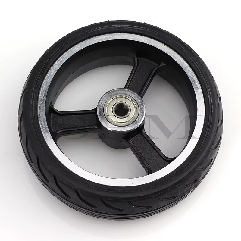 Solide de haute qualité roues de 5 pouces Rapide roue F0,jackhot,Nes en fibre de carbone scooter pneu solide avec jante en alliage
