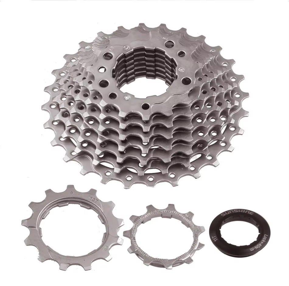 SUNSHINE 9 vitesses vtt vélo de route roue libre Cassette volant d'inertie 9S 25T 28T 32T 36T 40T 42T 46T 50T pour M370 M390 M4000 M590 Sram 9v