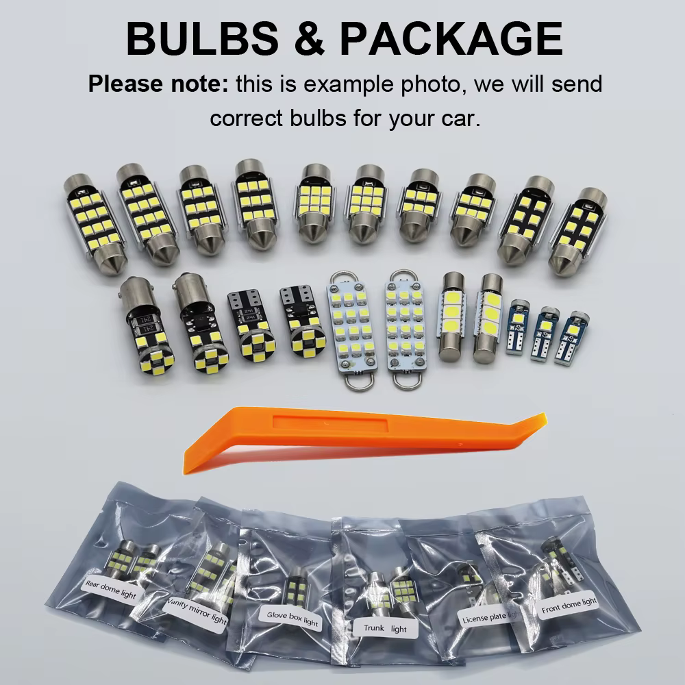 Kit d'ampoules d'éclairage intérieur LED pour coffre de lecture, Skoda Octavia Superb Fabia, MK1, MK2, MK3, 1, 2, 3 berline Coats i Canbus, accessoires de voiture