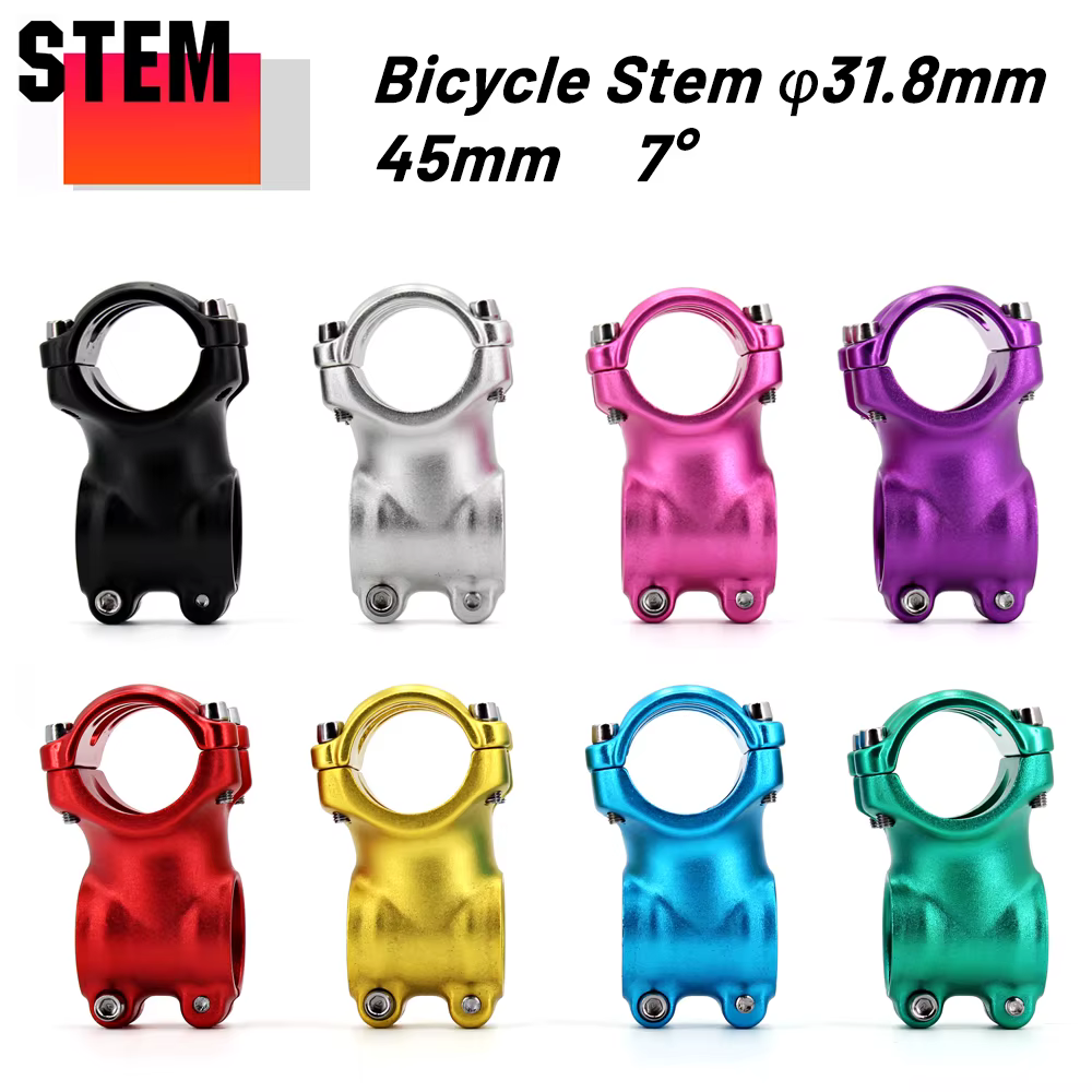 Tige de vélo vtt électrique 7 degrés 45mm 31.8