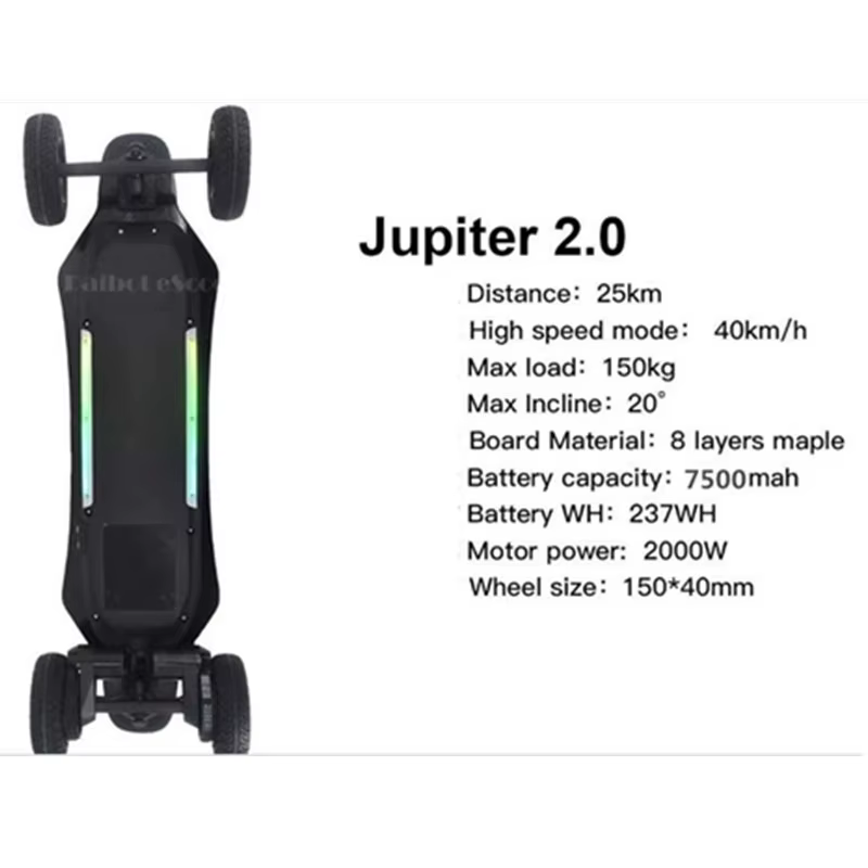 Scooter électrique à quatre roues