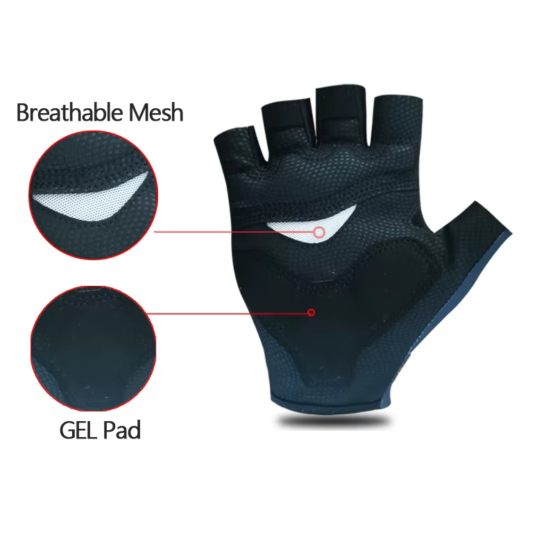 Gants de cyclisme respirants Pro Team 2026 Émirats Arabes Unis Italie pour hommes