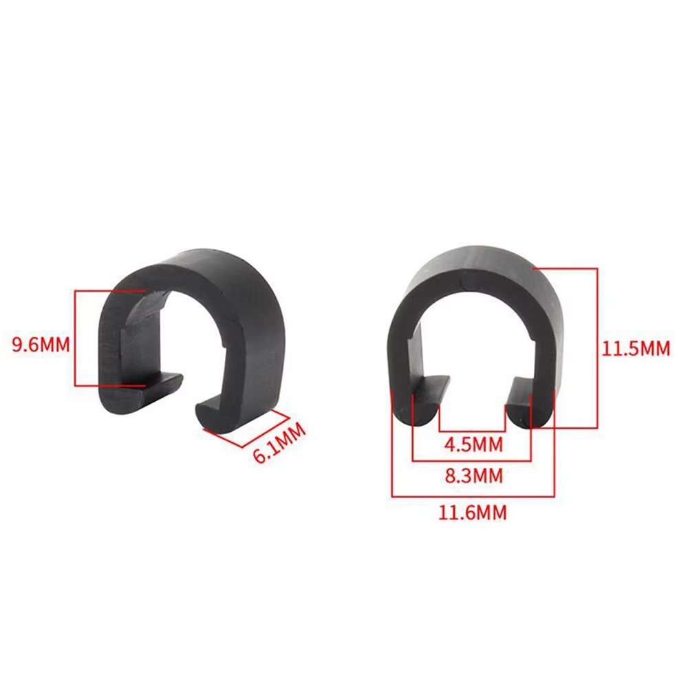 CNC vtt vélos de route c-clamp boîtier tuyau manette de vitesse câble Guide fixation pince vélo C Clips