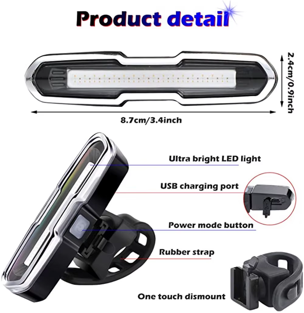 Enquêter arrière de vélo aste par USB