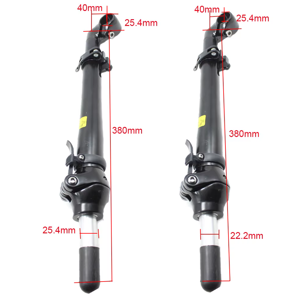 Tige de guidon de Scooter électrique 22.2/25.4mm * 380mm