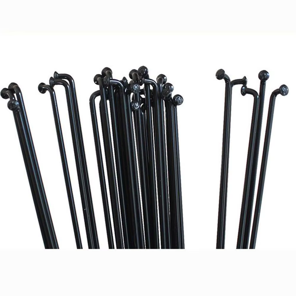 Rayons de roue de vélo en acier, 36 pièces, 14G J Bend, 253mm-294mm