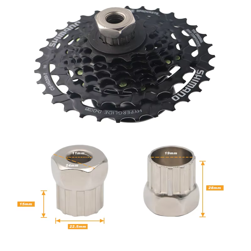 Extracteur de pignon de roue libre, outil de démontage de Cassette de vélo pour cyclisme roue libre vtt moyeu arrière, outils de réparation de volant d'inertie