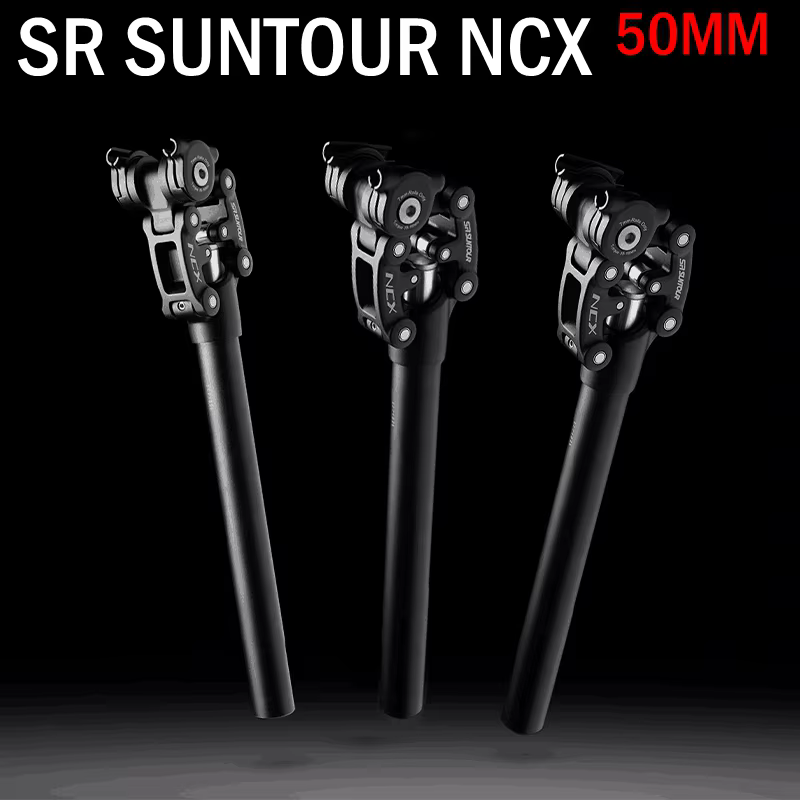 SR Suntour NCX vélo amortissement Suspension tige de selle VTT 50mm voyage 27.2/28.6/30.0/30.4/30.9/31.6/33.9*350mm Tube