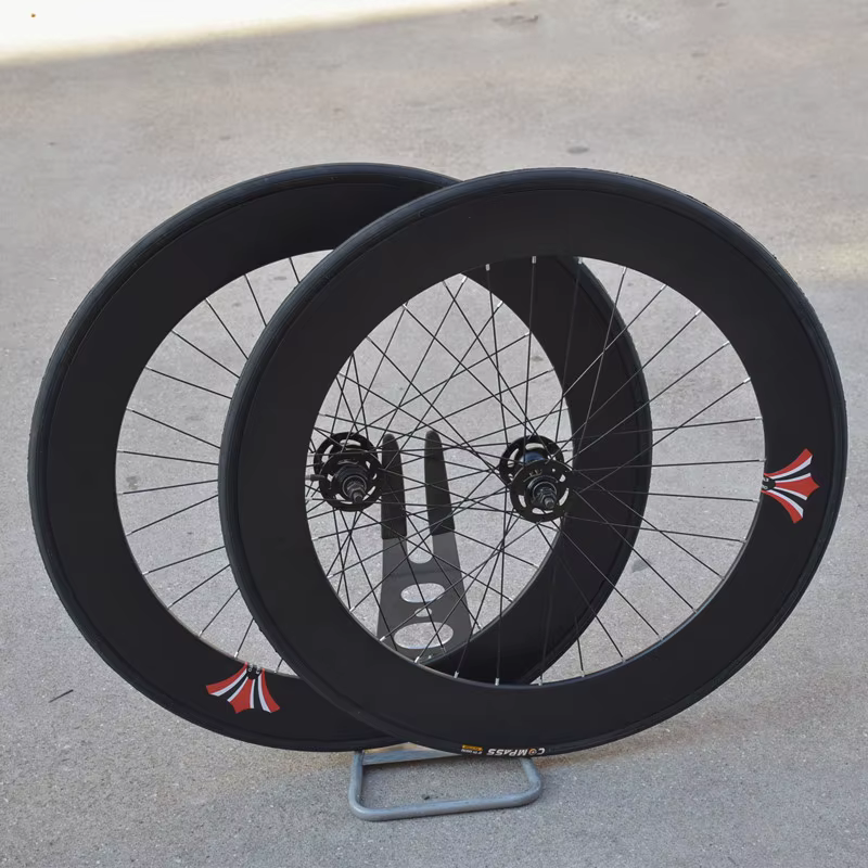 Roues de vélo de course à pignon fixe en alliage d'aluminium, 70MM, 700C
