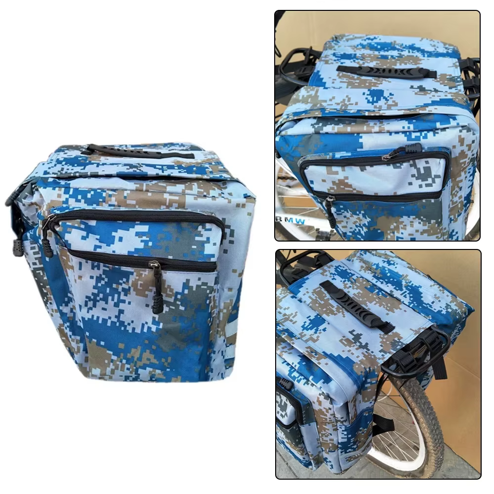 Sacs de coffre camouflage 2 en 1 pour vélo de route de montagne