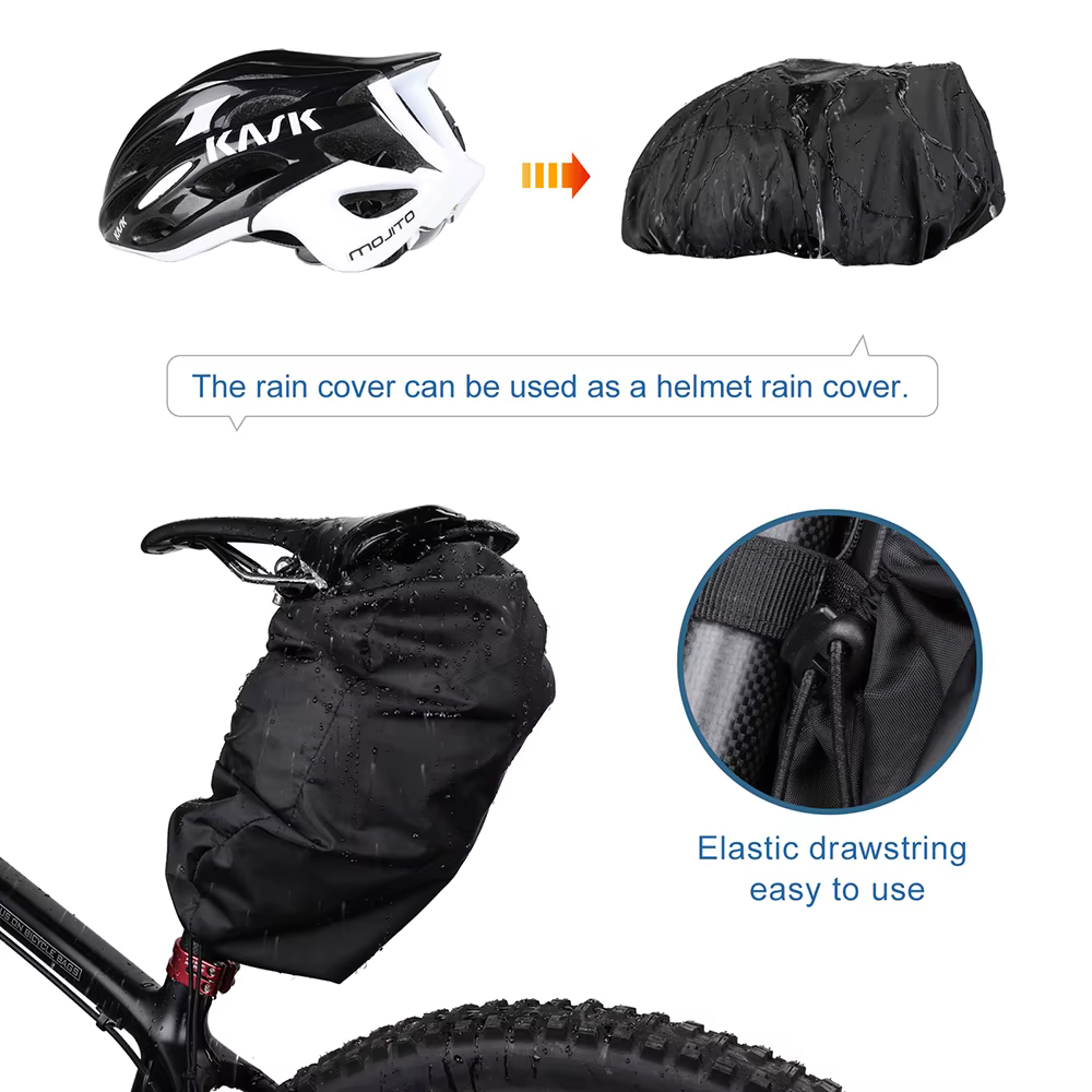 Rhinowalk – sac de selle de vélo étanche avec poche pour bouteille d'eau