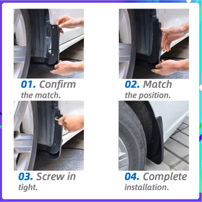 Garde-boue de voiture pour KIT, garde-boue, garde-boue, roue avant, garde-boue, accessoires, 3008, 2019, 2018, 2017, IGHTMK2