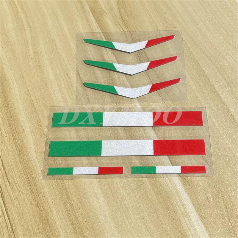 Autocollants drapeau National d'italie pour moto et vélo