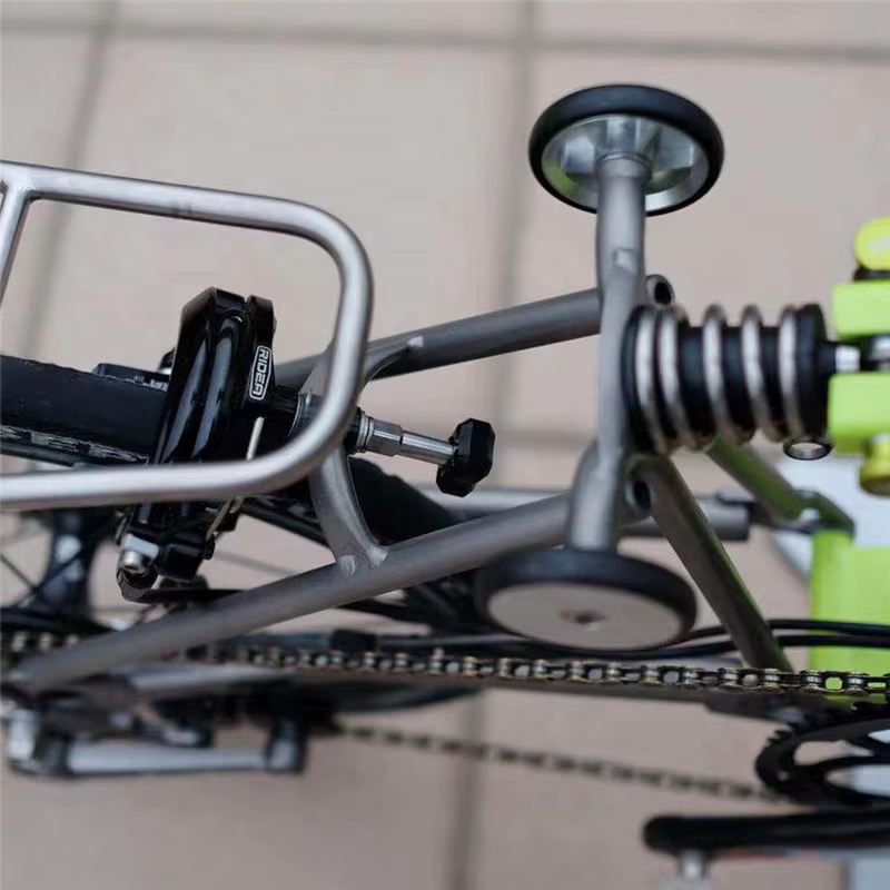 Support de stationnement pliable en titane pour vélo