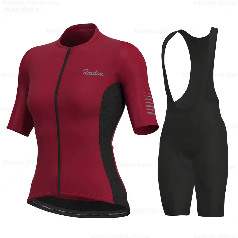 2025 Raudax femmes vêtements de cyclisme Ropa Ciclismo Mujer manches courtes Maillot