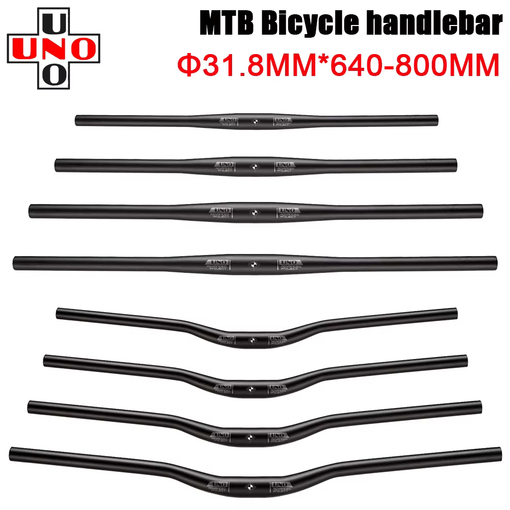 UNO vélo droit/hirondelle guidon vtt en alliage d'aluminium plat poignée