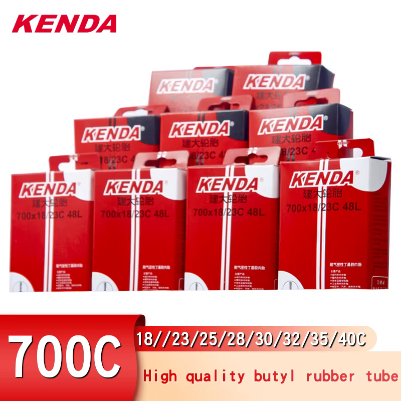KENDA chambre à air de pneu de vélo 700C 700*18 19 20 23 25 28 30 32 35 40 45C Presta Schrader pour caméra