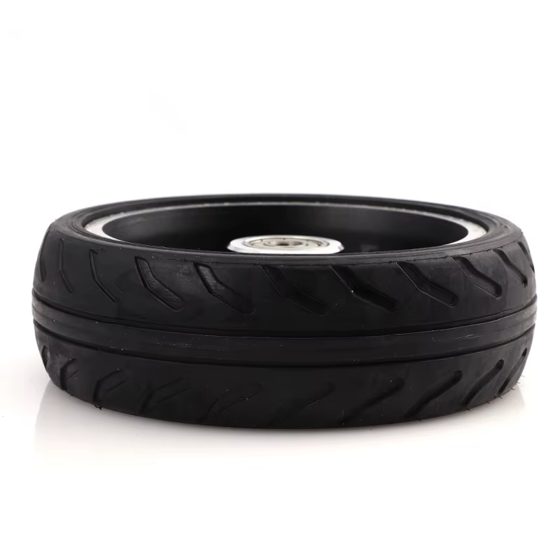 Solide de haute qualité roues de 5 pouces Rapide roue F0,jackhot,Nes en fibre de carbone scooter pneu solide avec jante en alliage