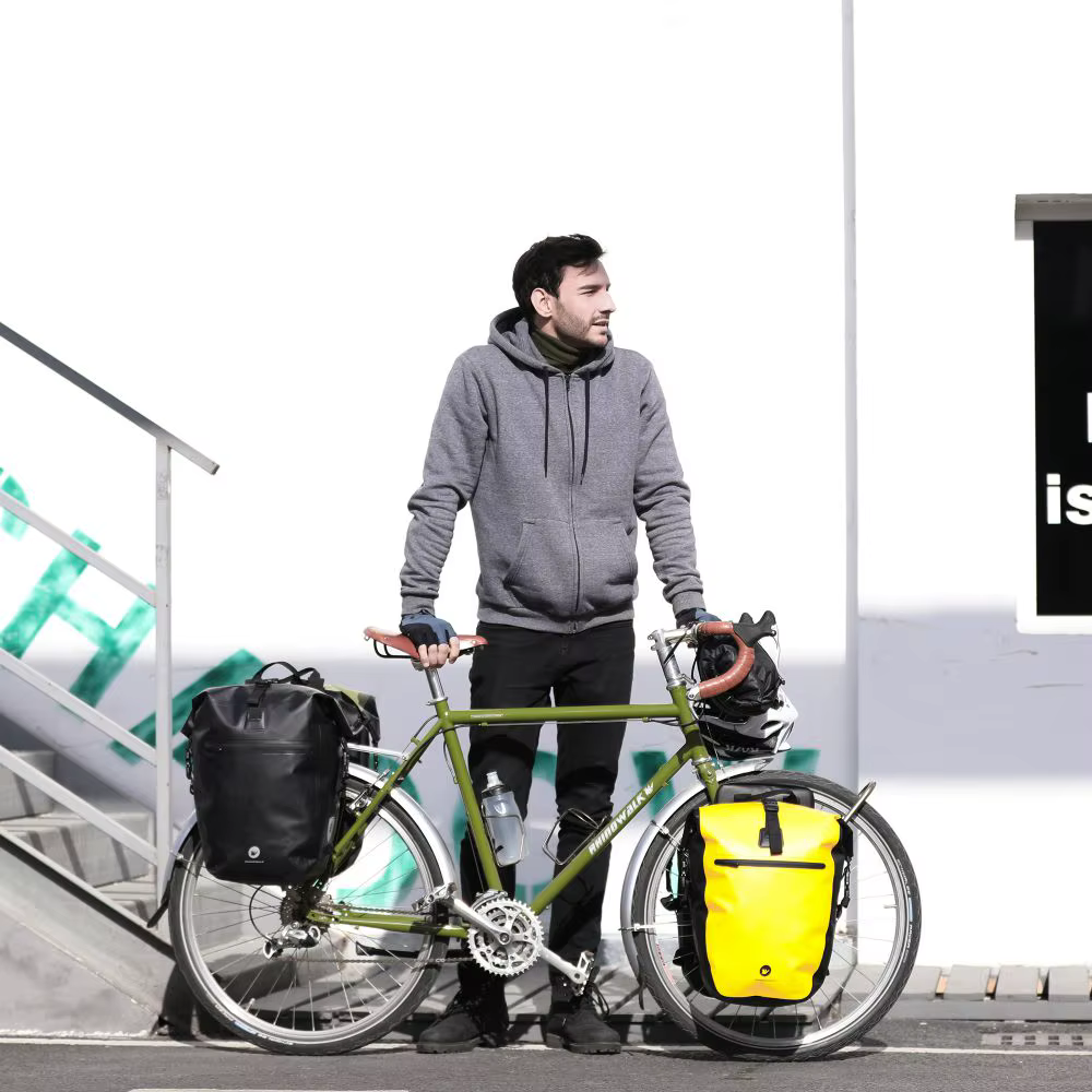 Rhinowalk – sac de vélo 100% étanche, grande capacité de 27l, multifonctionnel, porte-bagages arrière, sacs de cyclisme