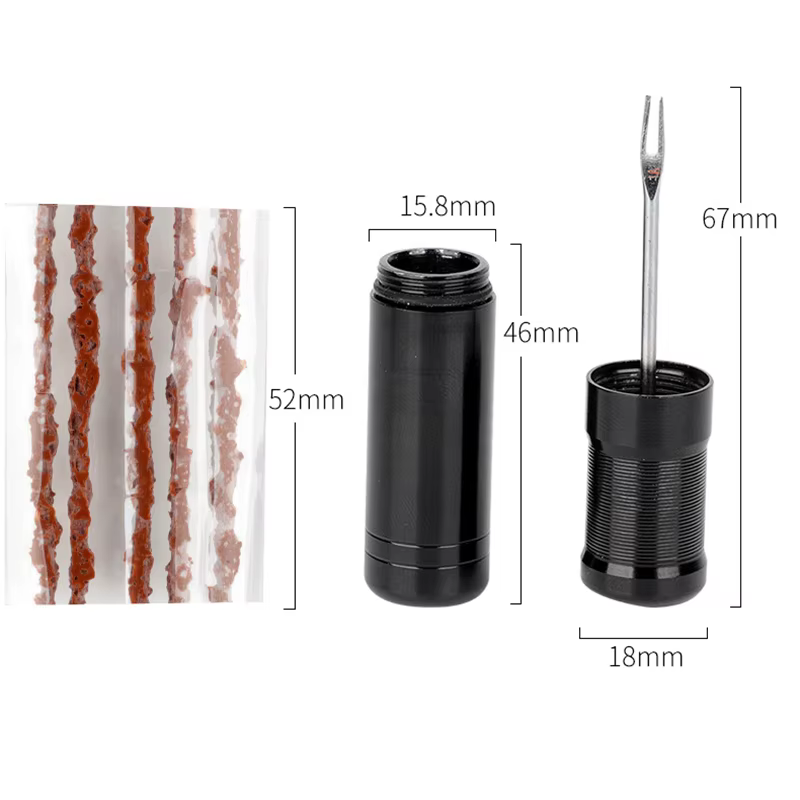 Kit de réparation de crevaison de vélo Tubeless