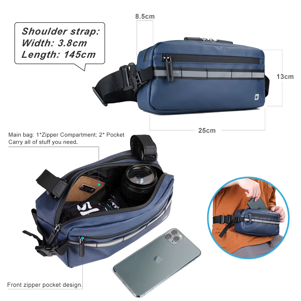 Bal inowalk-Sac à main multifonctionnel pour guidon de vélo