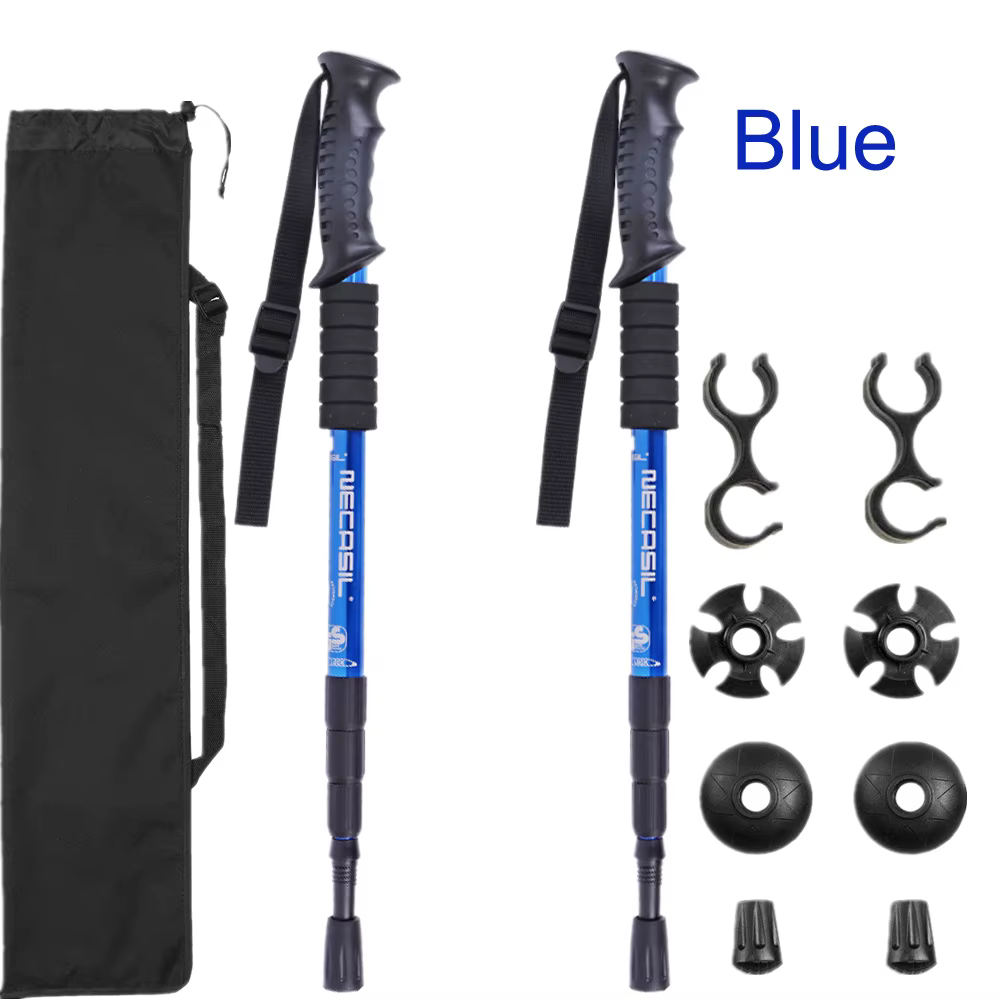 Canne de trekking télescopique nordique en aluminium