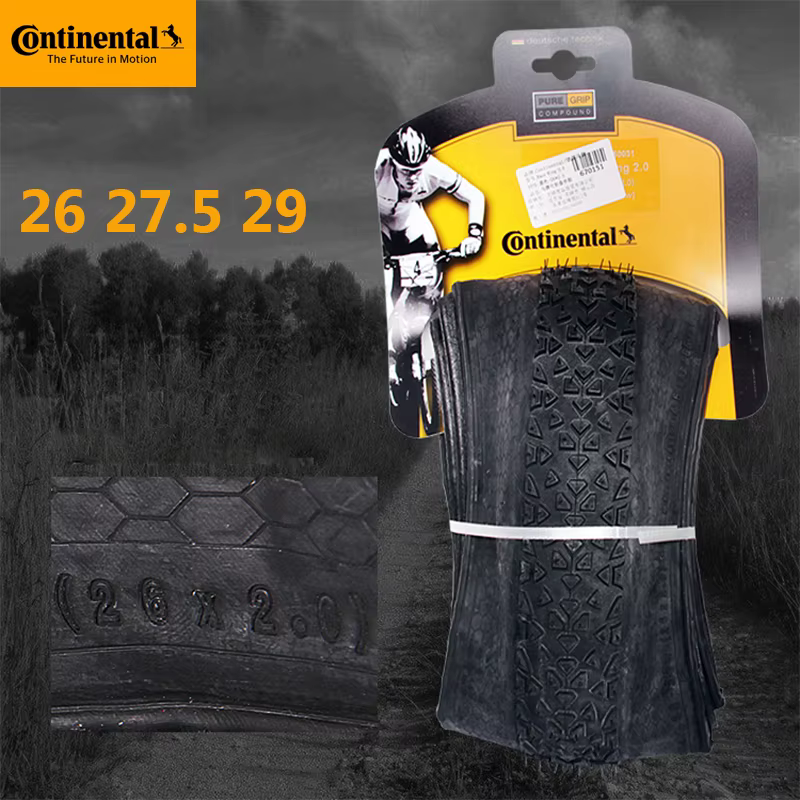 Continental – pneu pliant Anti-crevaison pour vtt, 26 27.5 29 2.0 2.2, pour vélo de course King, 180TPI