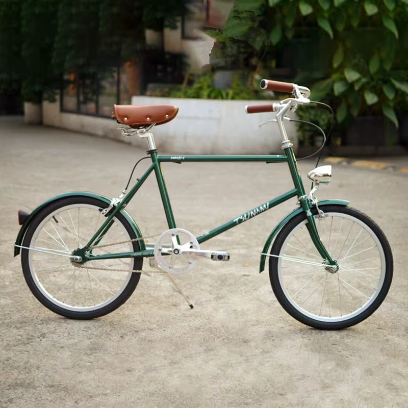 Guidon de vélo vintage en alliage d'aluminium en forme d'hirondelle