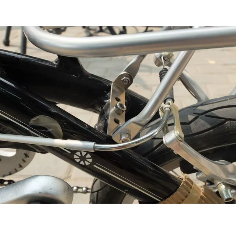 Porte-bagages arrière en alliage d'aluminium pour vélo pliant
