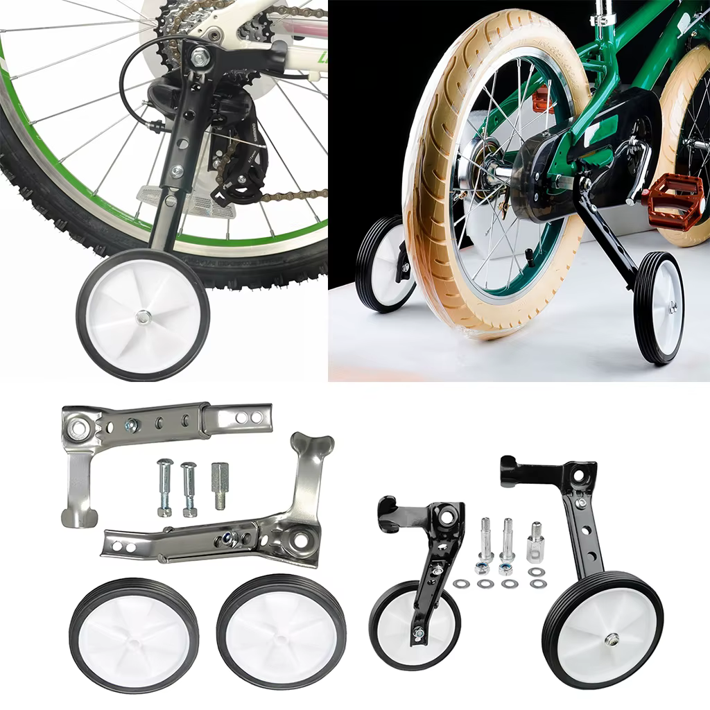 Paire de roues d'entraînement de vélo