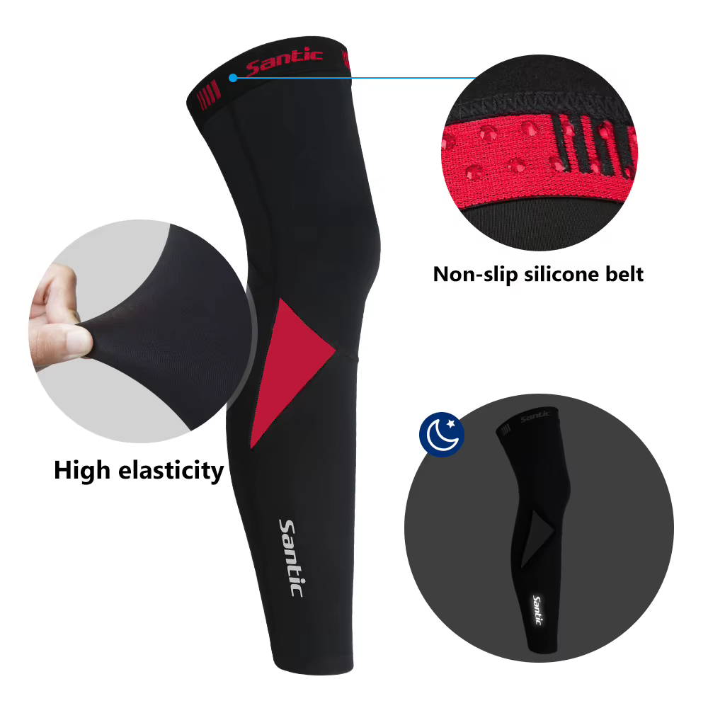 Santic-Jambières de cyclisme, collants de vélo VTT, collants de course chauds, sports d'hiver de basket-ball, taille asiatique, K8ME023