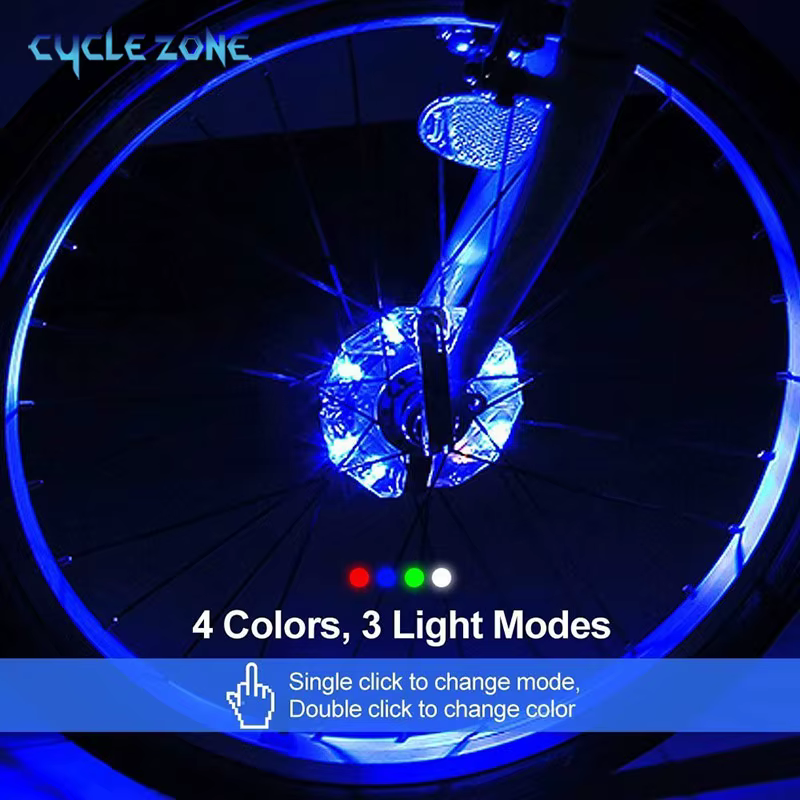 Lumière de rayon de vélo