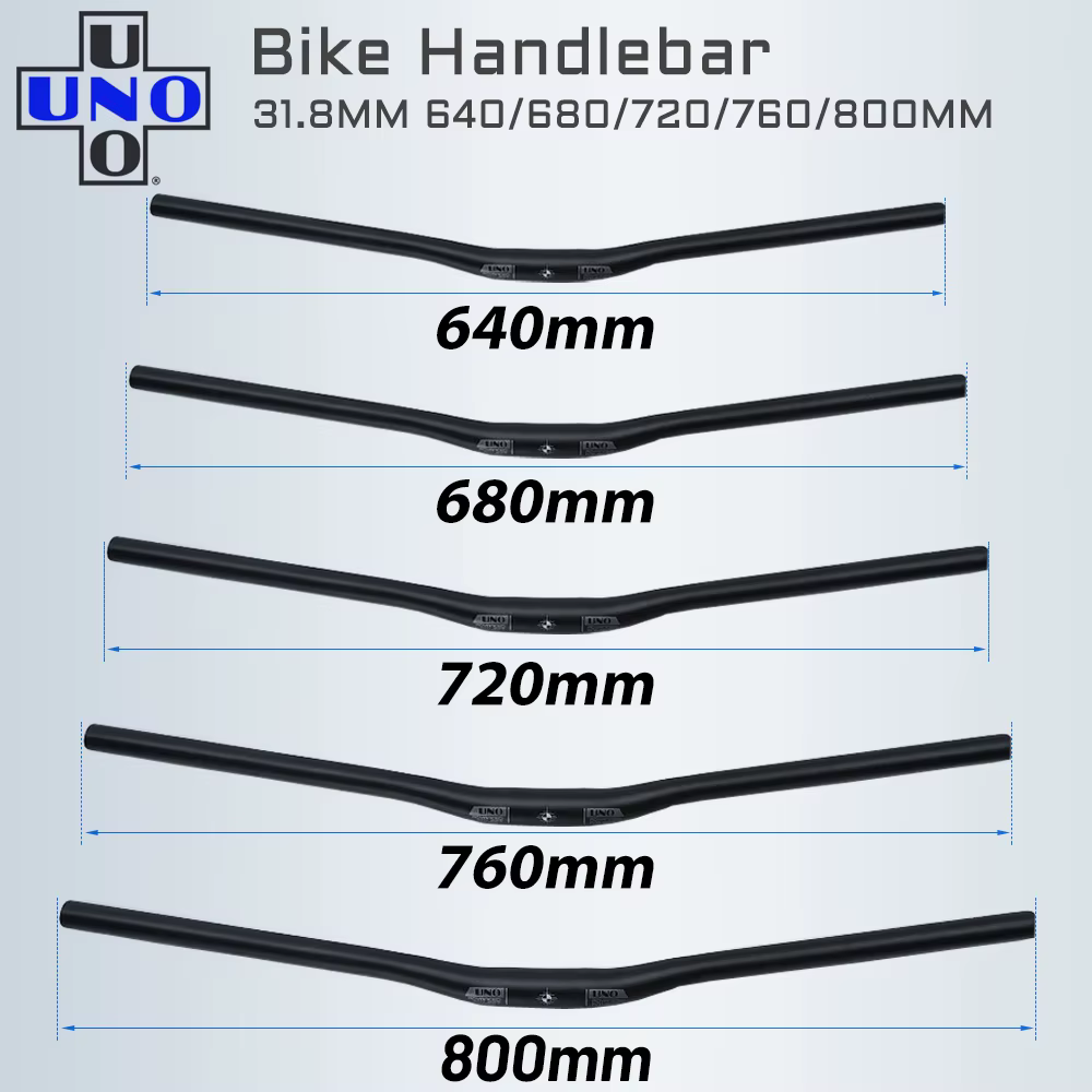 UNO – Guidon de VTT à cintre plat ou recourbé