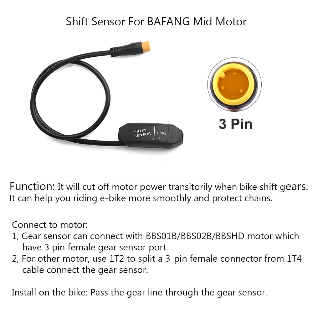 Capteur de changement de vitesse pour vélo électrique