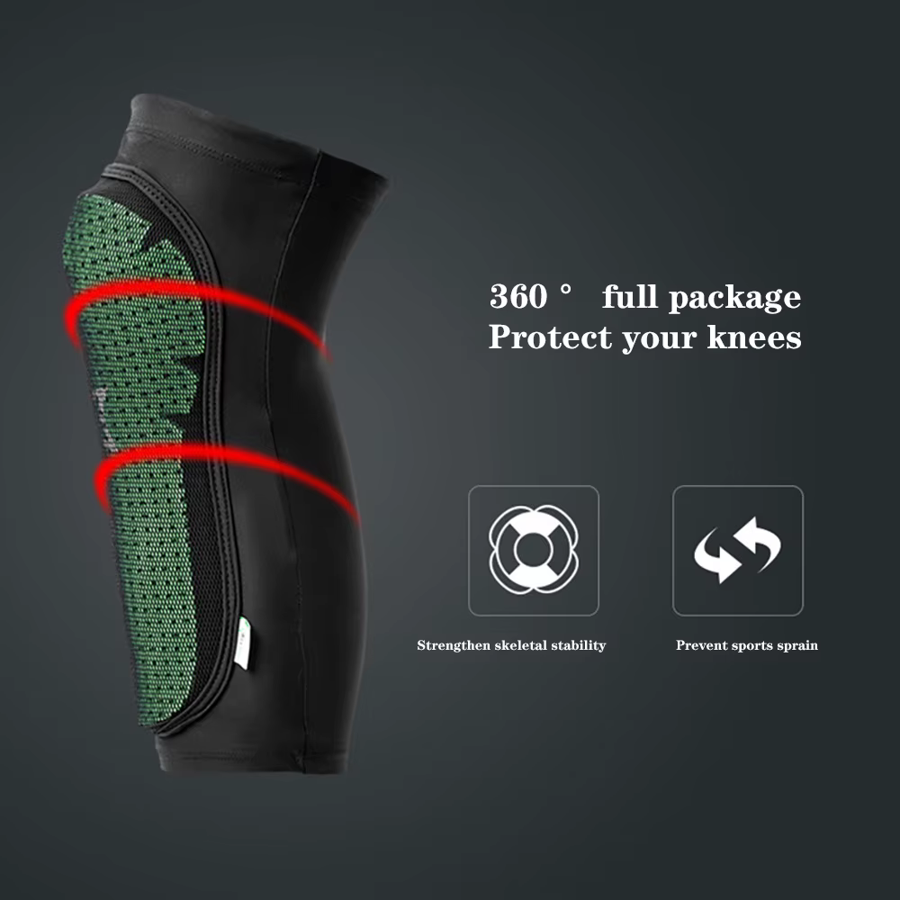 ROCKBROS Genouillères antidérapantes anti-collision pour vélo de montagne en plein air Protecteur de jambe de sport Accessoire de cyclisme 자