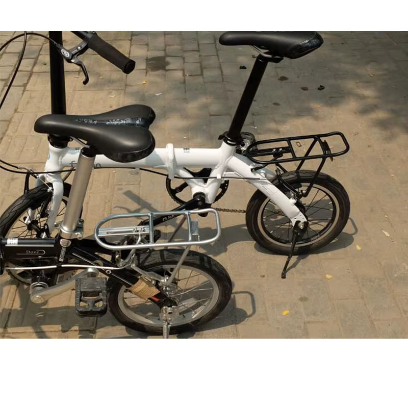 Porte-bagages arrière en alliage d'aluminium pour vélo pliant