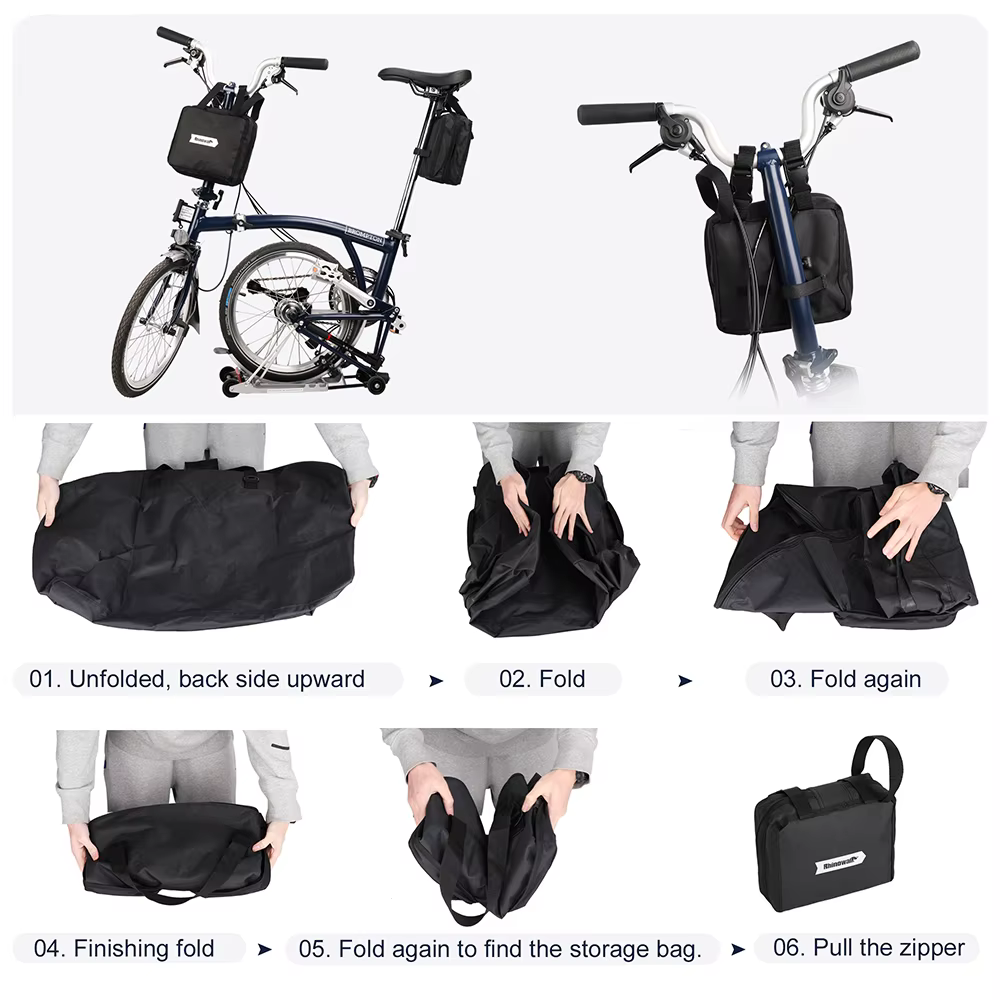Bal inowalk-Sac de vélo pliant 14-20 pouces