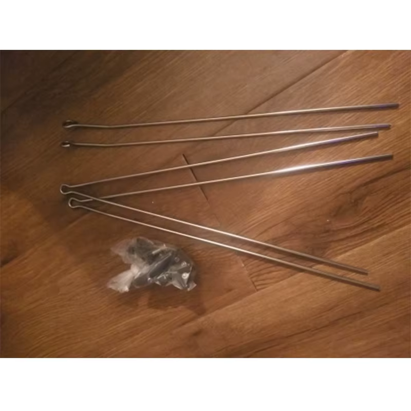 Support de garde-boue en alliage d'aluminium argenté pour vélo électrique