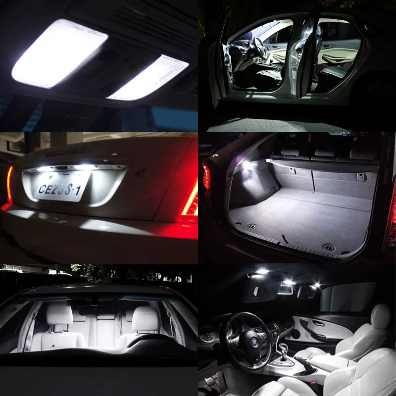 Kit d'ampoules d'éclairage intérieur LED pour coffre de lecture, Skoda Octavia Superb Fabia, MK1, MK2, MK3, 1, 2, 3 berline Coats i Canbus, accessoires de voiture