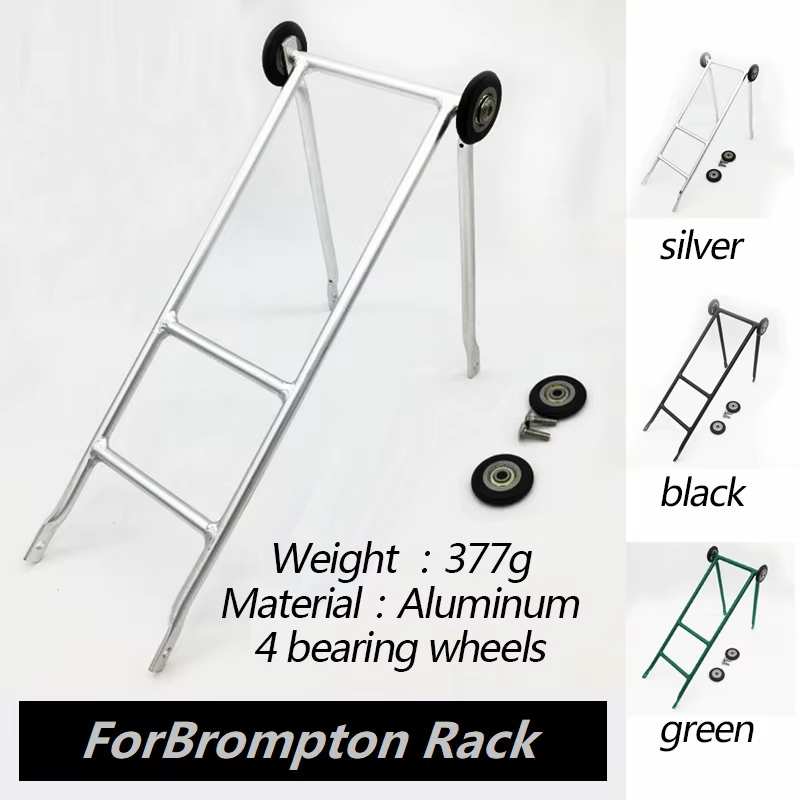 Pour Brompton supports arrière vélo pliant Easywheel