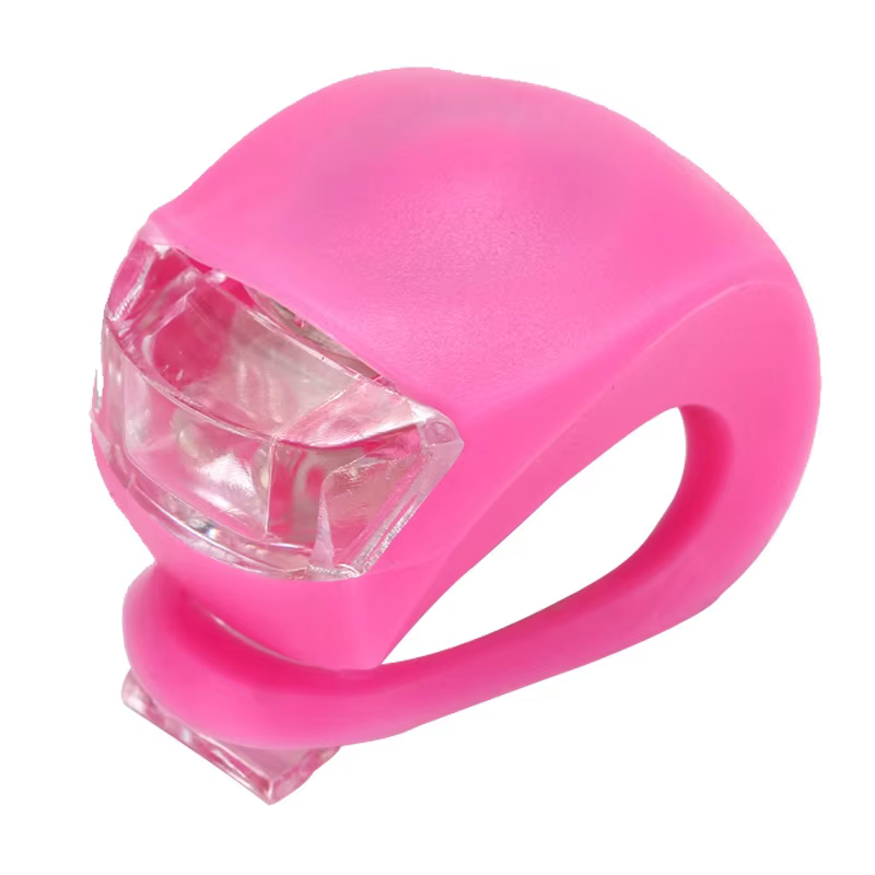 Feu avant de vélo LED en Silicone, étanche, accessoires de vélo, lampe de vélo