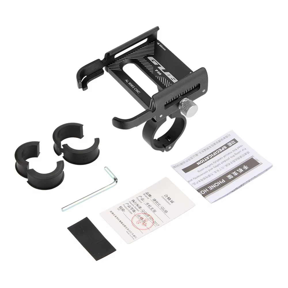 GUB – Support de téléphone de vélo en aluminium, réglable, pour GPS