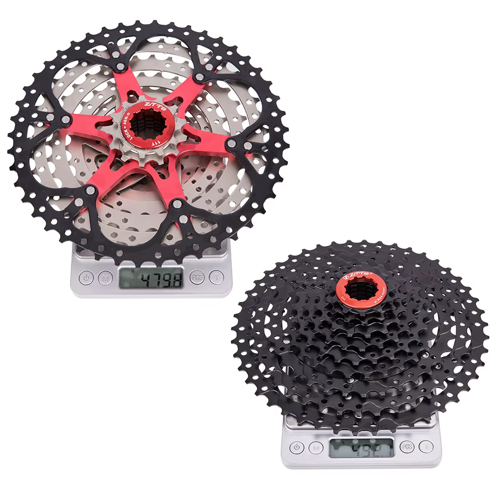 Cassette VTT 9 vitesses 11-46T avec rallonge de suspension