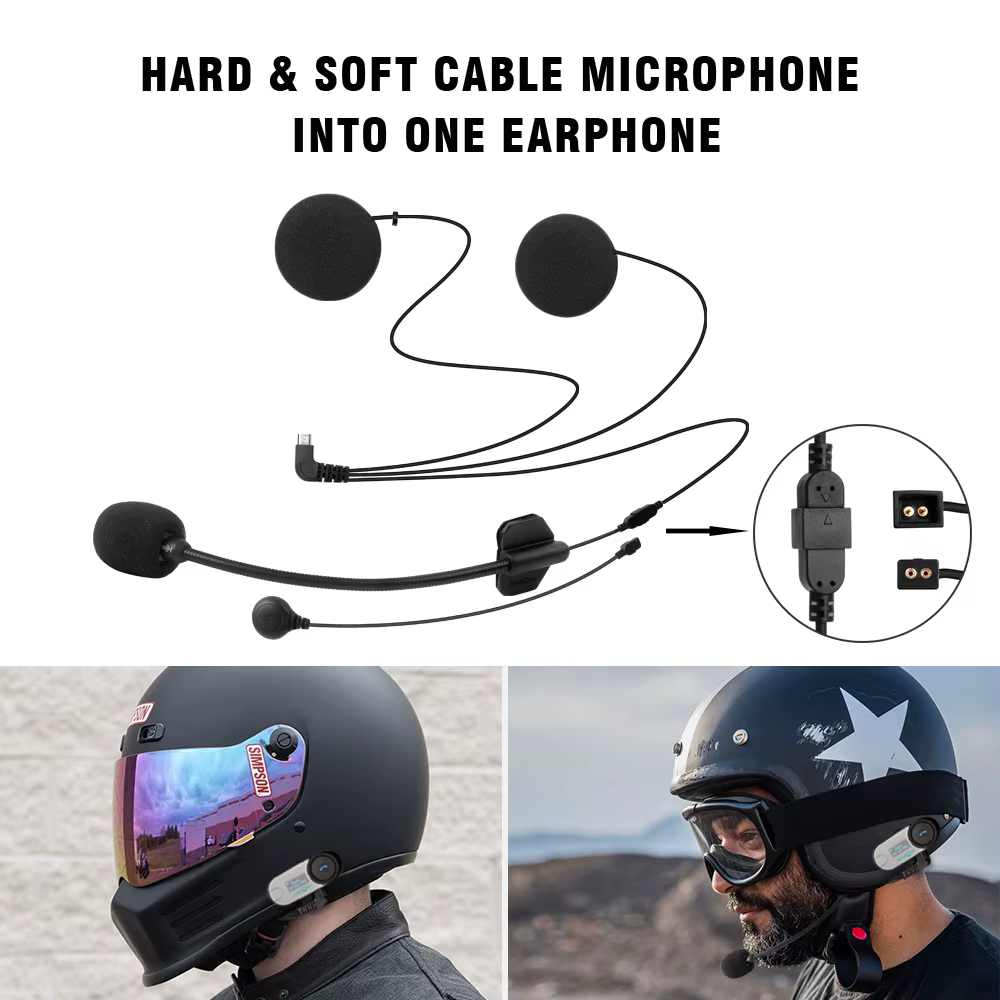 Bluetooth moto Interphone casque