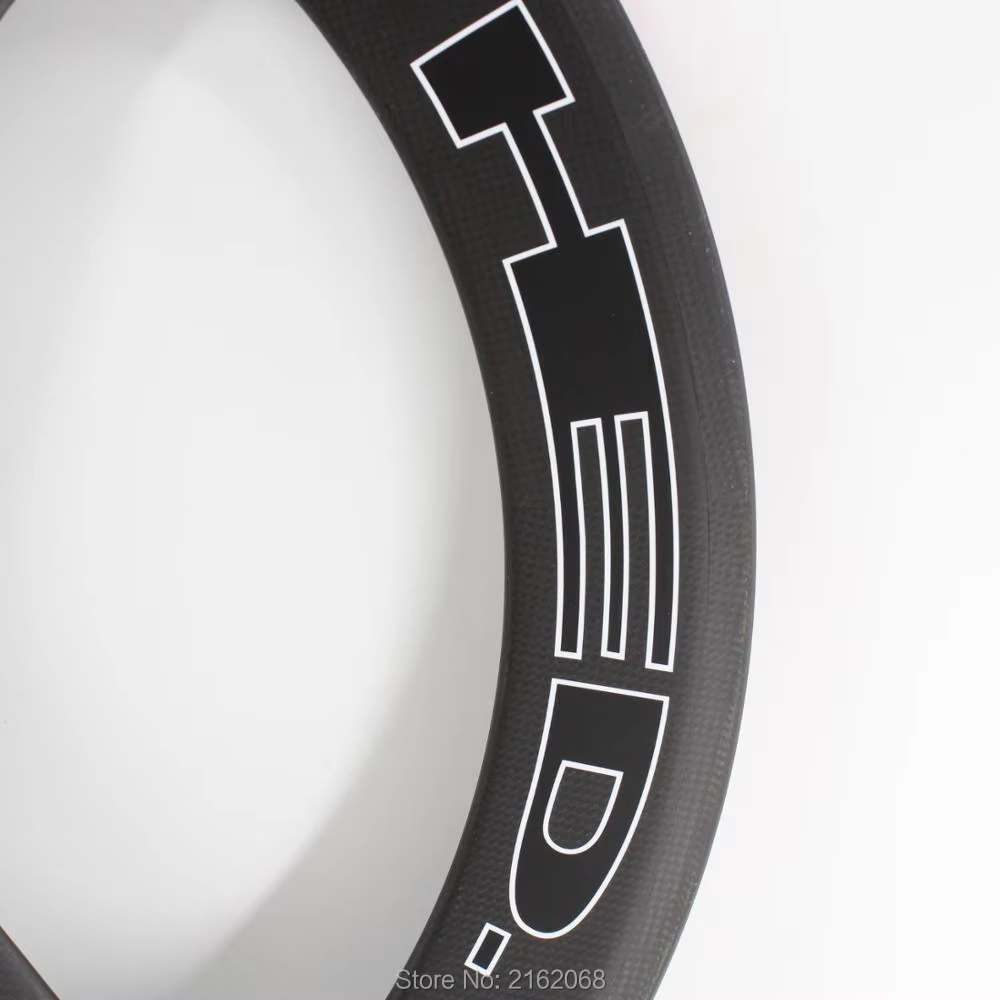 Roues de vélo tout en carbone 700C à 3 rayons, mat 3K, pneu tubulaire