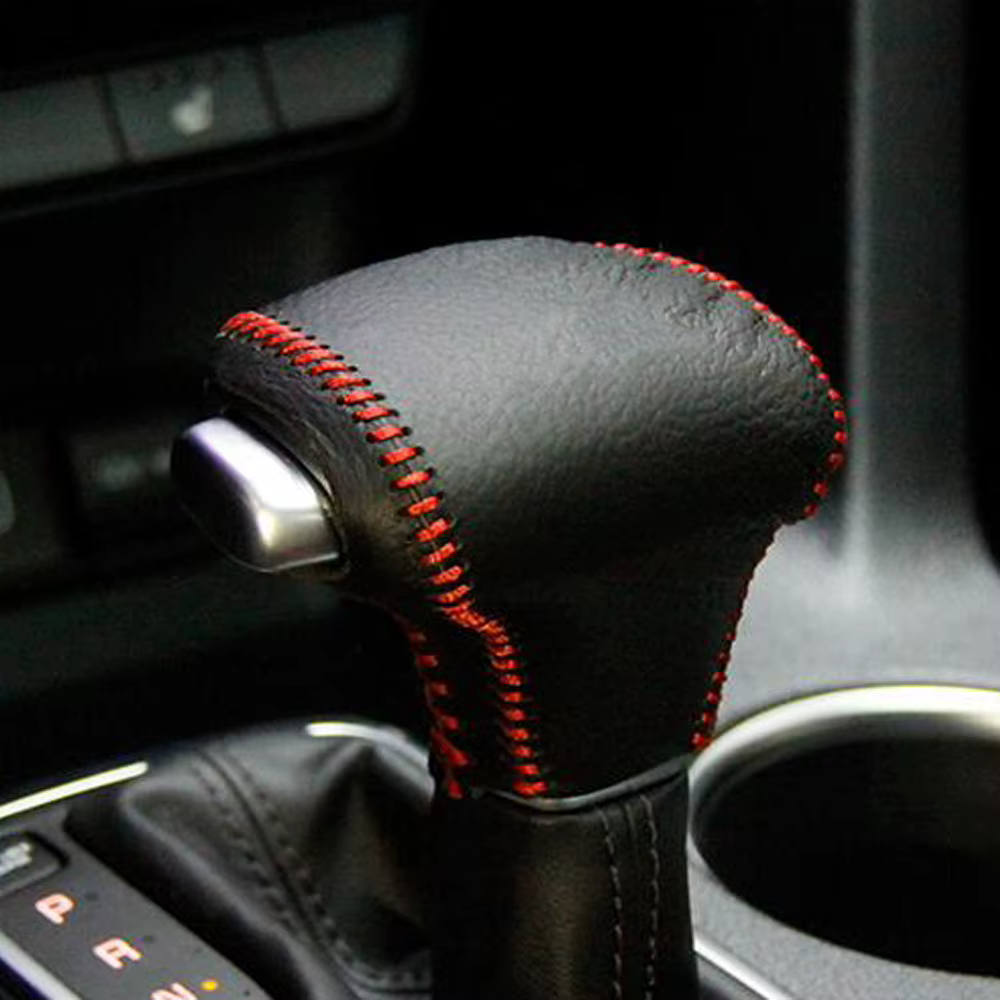 Accessoires pour KIA Sportage Rio 4 2017 2018 K2 K5 KX5 housse de pommeau de levier de vitesse en cuir de vache pour KIA Sportage Rio 4 accessoires