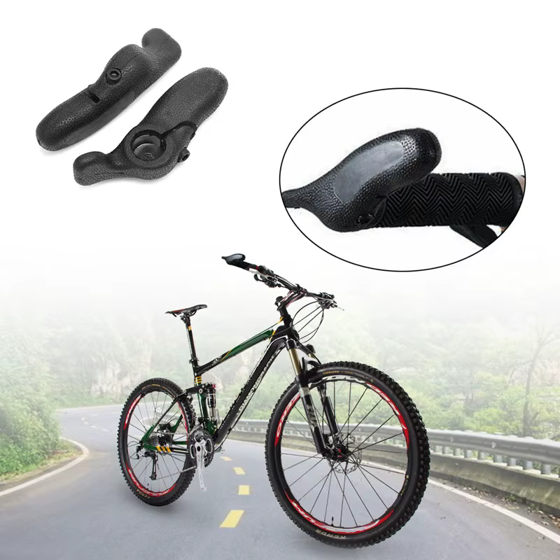 Guidon en caoutchouc en forme de corne de bœuf pour vtt et vélo de route