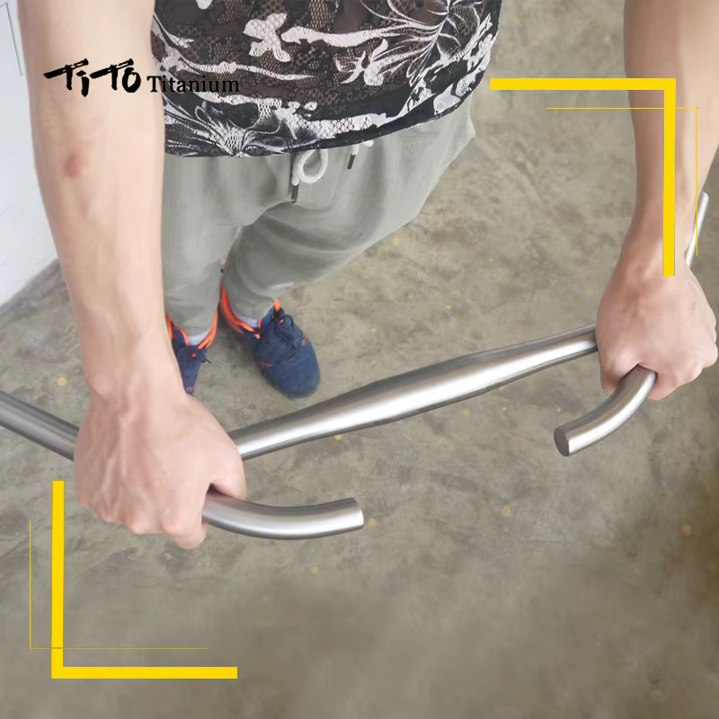 TiTo-Guidon de vélo en titane pour VTT ou vélo de route